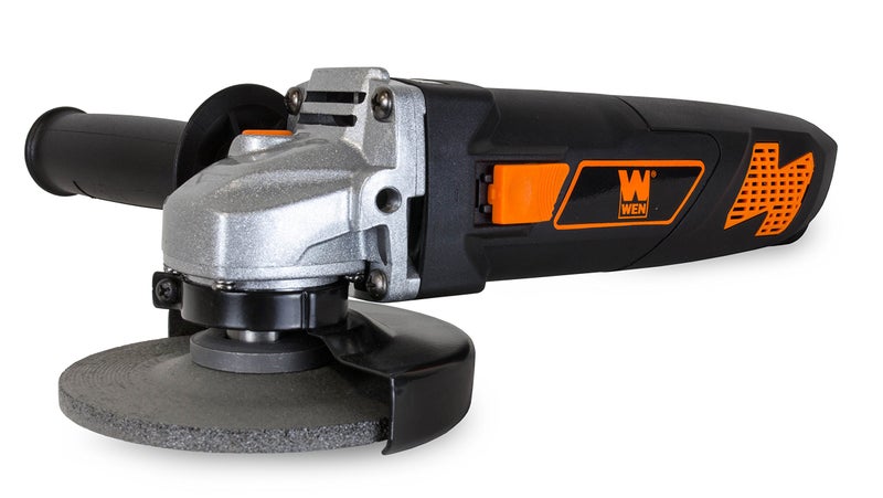 WEN 7-Amp Angle Grinder with 4-1/2-Inch Wheel and Reversible Handle (944) - Image 1